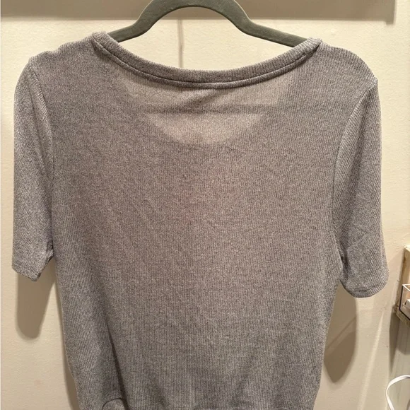 Aeropostale Heather Gray Short Sleeve Top - Picture 3 of 4